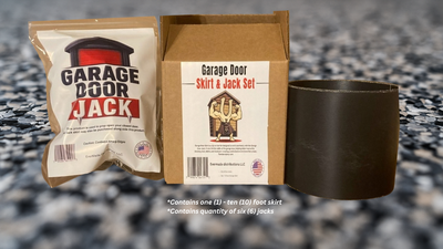 Garage Door Skirt + Jack Set